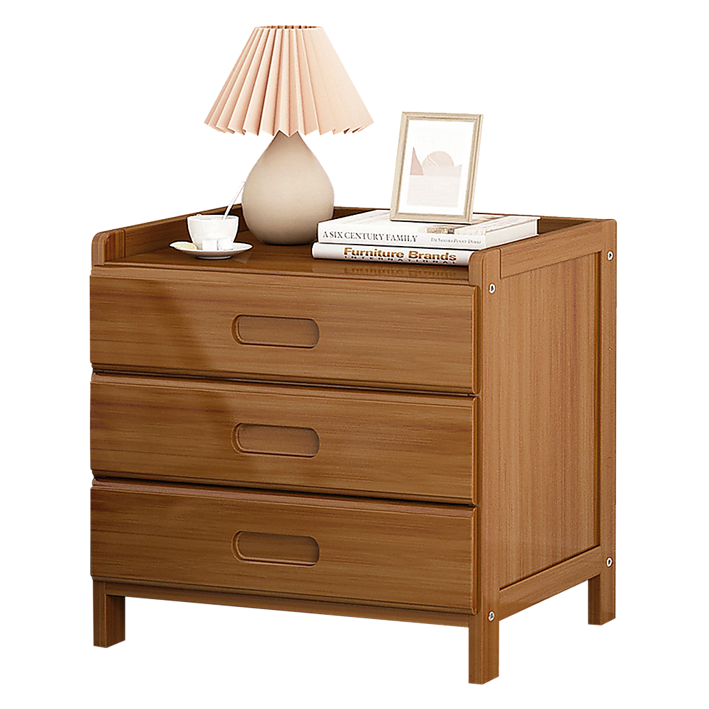 Bamboo Bedside Storage Side Stand