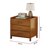 Bamboo Bedside Storage Side Stand