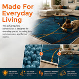 Large Floor Rug – 200x300cm Blue Rug (Teal Style)