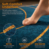 Large Floor Rug – 200x300cm Blue Rug (Teal Style)
