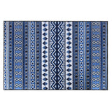 200x300cm Large Floor Blue Ethnic Rug – Modern Area Carpet for Bedroom & Lounge