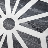 200x300cm Large Floor Black & White Geometric Rug – Modern Area Carpet for Bedroom & Lounge