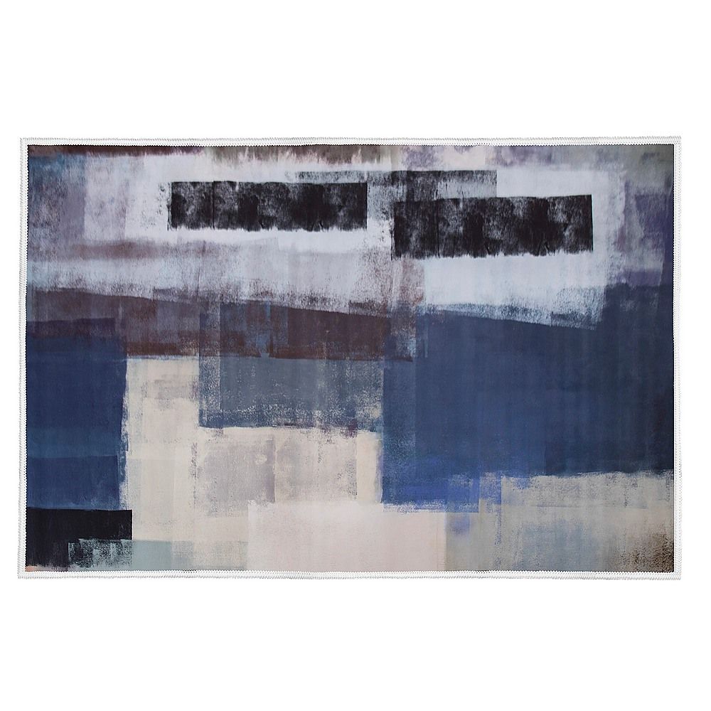 Large Floor Rug – 200x300cm Blue Rug (Abstract Style)