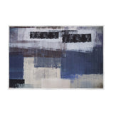 200x300cm Large Floor Blue Abstract Rug – Modern Area Carpet for Bedroom & Lounge