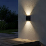 2pc Outdoor Solar LED Deck Lights Garden Patio Pathway Stairs Warm White