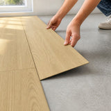 Vinyl Floor Tiles Self Adhesive Flooring Natural Light Oak Wood 16 Pack 2.3SQM