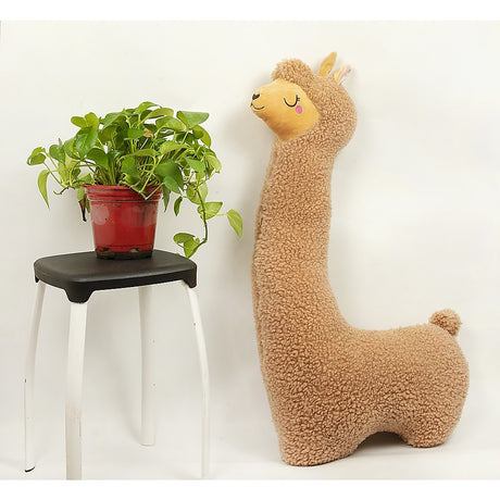 100cm Giant Alpaca Llama Plush Toy – Soft Stuffed Pillow for Kids & Gifts