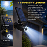 Solar LED Spotlight Motion Activated Security Light