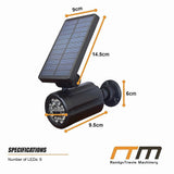 Solar LED Spotlight Motion Activated Security Light