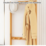 42x165cm Wooden Hall Stand Modern Style Minimalist Home Floor Coat Rack with Drawer