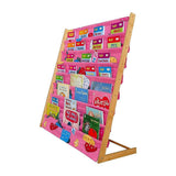Kids Bookshelf Book Display Organiser 8 Tier Children's Bookcase Magazine Rack Storage Shelf