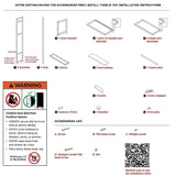 165x70cm Clothes Rack Stand Storage Shelves Modern Coat Tree