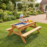 Sand & Water Wooden Picnic Table
