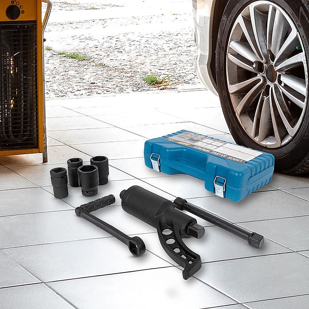 1:58 Torque Multiplier Set Wrench Lug Nut Labour Saving Lugnuts 4 Sockets