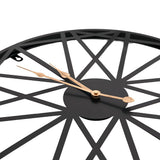 Large Metal Outdoor Wall Clock – Weather-Resistant for Garden and Home Decor