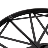 Large Metal Outdoor Wall Clock – Weather-Resistant for Garden and Home Decor