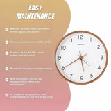 10" Clock Wooden Modern Wall Art