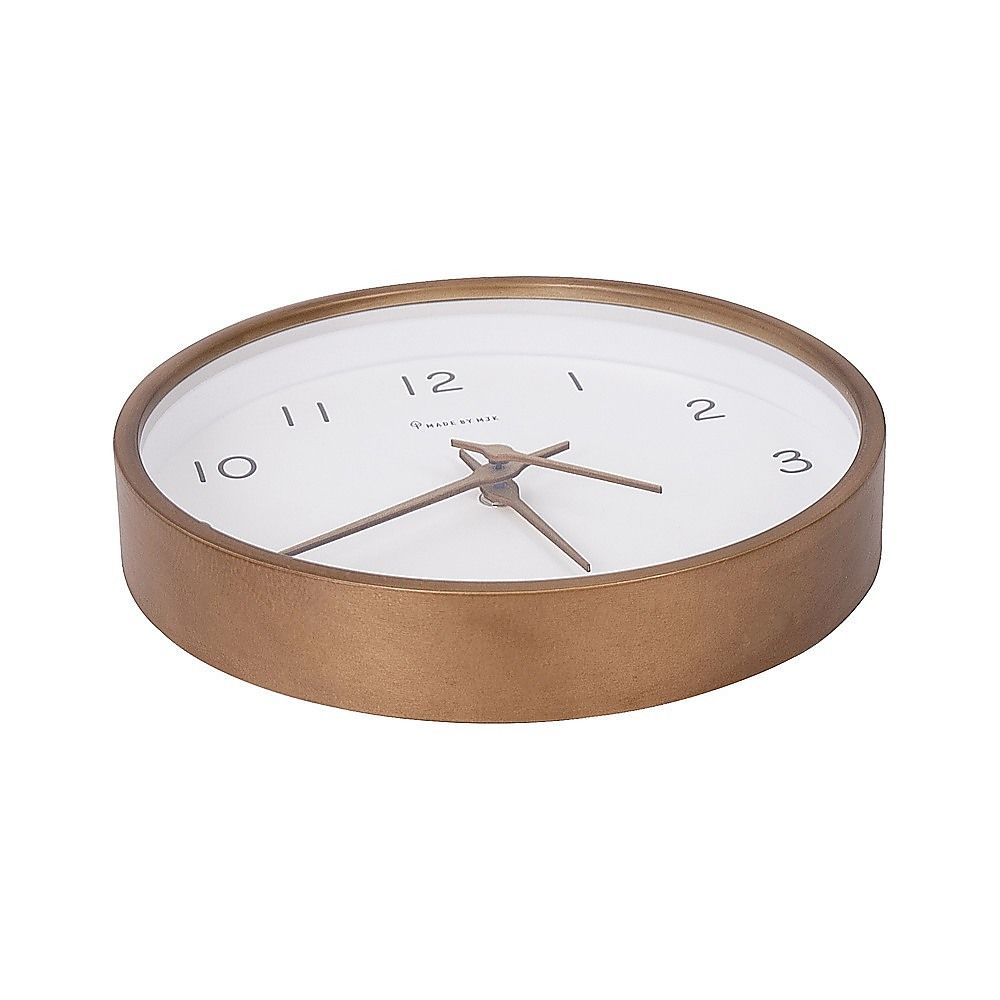 10" Clock Wooden Modern Wall Art