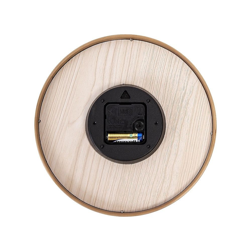10" Clock Wooden Modern Wall Art