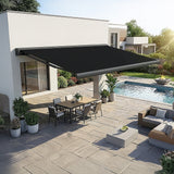 4.0m x 3.0m Retractable Folding Arm Awning Heavy Duty Full Cassette Motorised