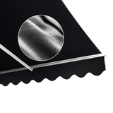 Motorised Retractable Awning – 5.0x3.0m Black Outdoor Shade