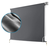 Retractable Straight Drop Roll Down Awning Garden Patio Screen 2.1X2.5M