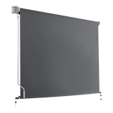 Straight Drop Awning – 3x2.5m Grey Retractable Patio Screen