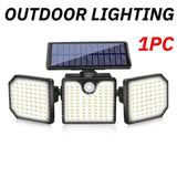 230 LED Solar Lights Outdoor 260LM Waterproof Motion Sensor Security Wall Lamp