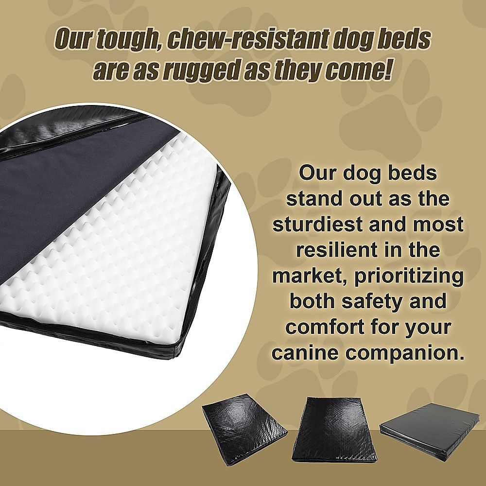 XL Dog Bed Chew Resistant Heavy Duty Kennel Run Tough Robust Durable