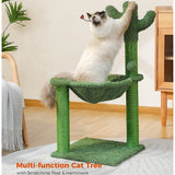 Cactus Cat Tree Tower Scratching Post Scratcher Kitten Condo House Play Bed Toys