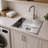 510x450mm Handmade 1.5mm 16 Gauge Stainless Steel Kitchen Laundry Sink with Waste