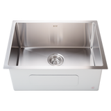 600x450mm Handmade 1.5mm 16 Gauge Stainless Steel Kitchen Laundry Sink with Waste