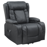 Lift Heated Leather Recliner Electric Massage Chair with USB port