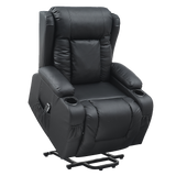 Lift Heated Leather Recliner Electric Massage Chair with USB port