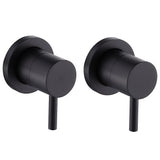 Bathroom Shower Bath Hot and Cold Mixer WATERMARK Certified in Black