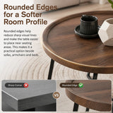 Side Table for Living Room Round Coffee Table