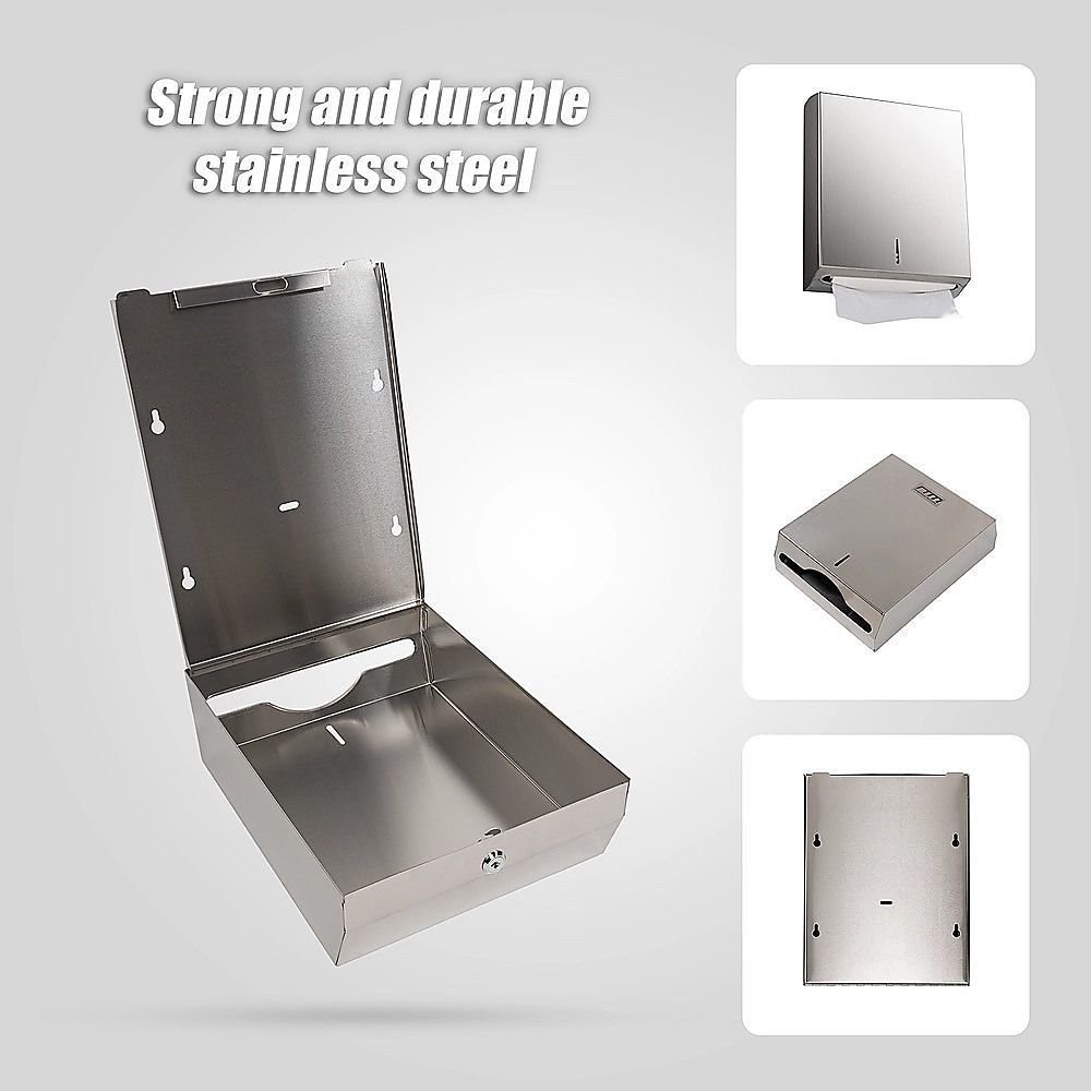 Paper Towel Dispenser Wall Mount Commercial Bathroom