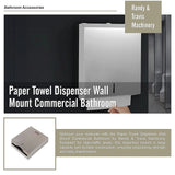 Paper Towel Dispenser Wall Mount Commercial Bathroom