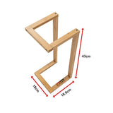 Wall Towel Rack for Rolled Towels Bathroom Storage