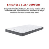 Double Memory Foam Mattress – OEKO-TEX® Textile & CertiPUR-US® Certified Foam