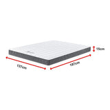 Double Memory Foam Mattress – OEKO-TEX® Textile & CertiPUR-US® Certified Foam