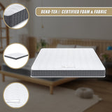 Queen Memory Foam Mattress – OEKO-TEX® Textile & CertiPUR-US® Certified Foam