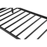 Single Daybed Metal Frame Sofa Premium Black Day Bed Steel Support