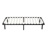 Metal Bed Frame for Single Mattress – Black Powder-Coated Steel Base