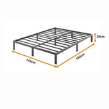 Double Full Metal Bed Frame Base – Sturdy Steel Bed Base for Australian Mattress