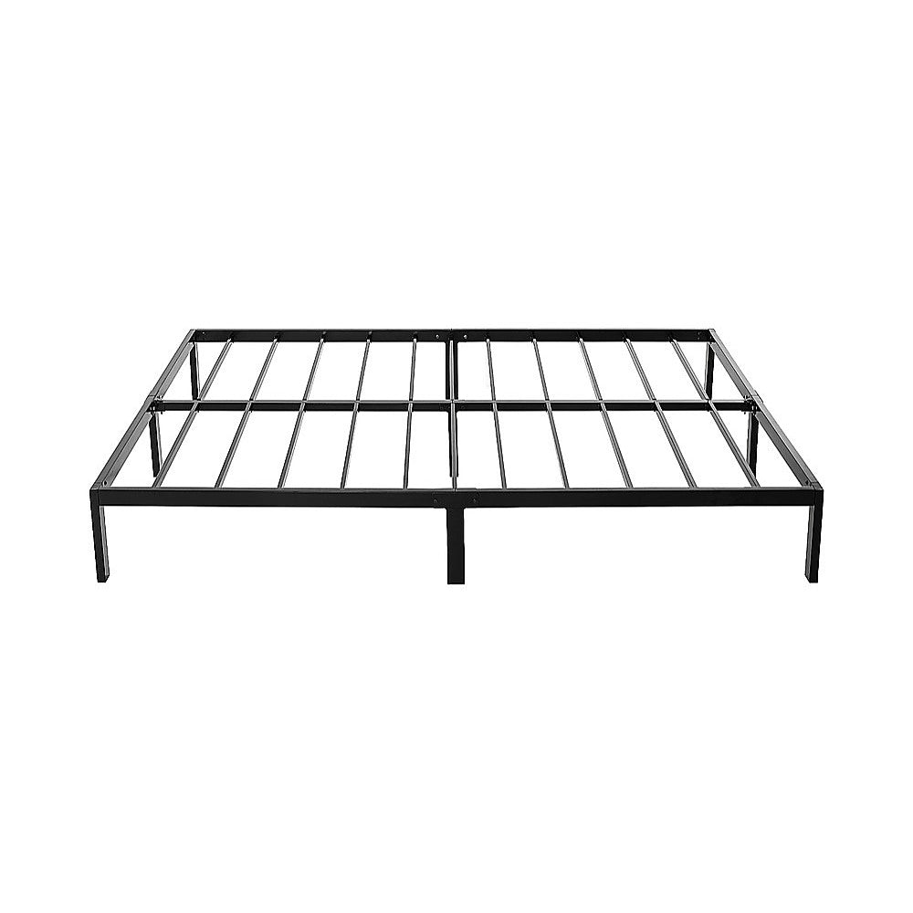 Queen Full Metal Bed Frame Base – Sturdy Steel Bed Base for Australian Mattress