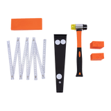 48Pc Laminate Wood Flooring Installation Kit Tapping Block Rubber Mallet