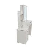 Dressing Table LED Makeup Mirror Stool Set Vanity Desk With Drawer Lighted