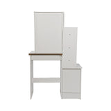 Dressing Table LED Makeup Mirror Stool Set Vanity Desk With Drawer Lighted