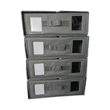 4PCS Foldable Bed Sheet Set Organizer Fabric Storage Bins with Handle Storage Box